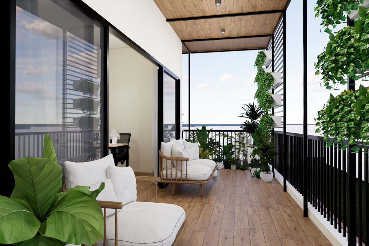 balkon kantor kreatif lantai 2